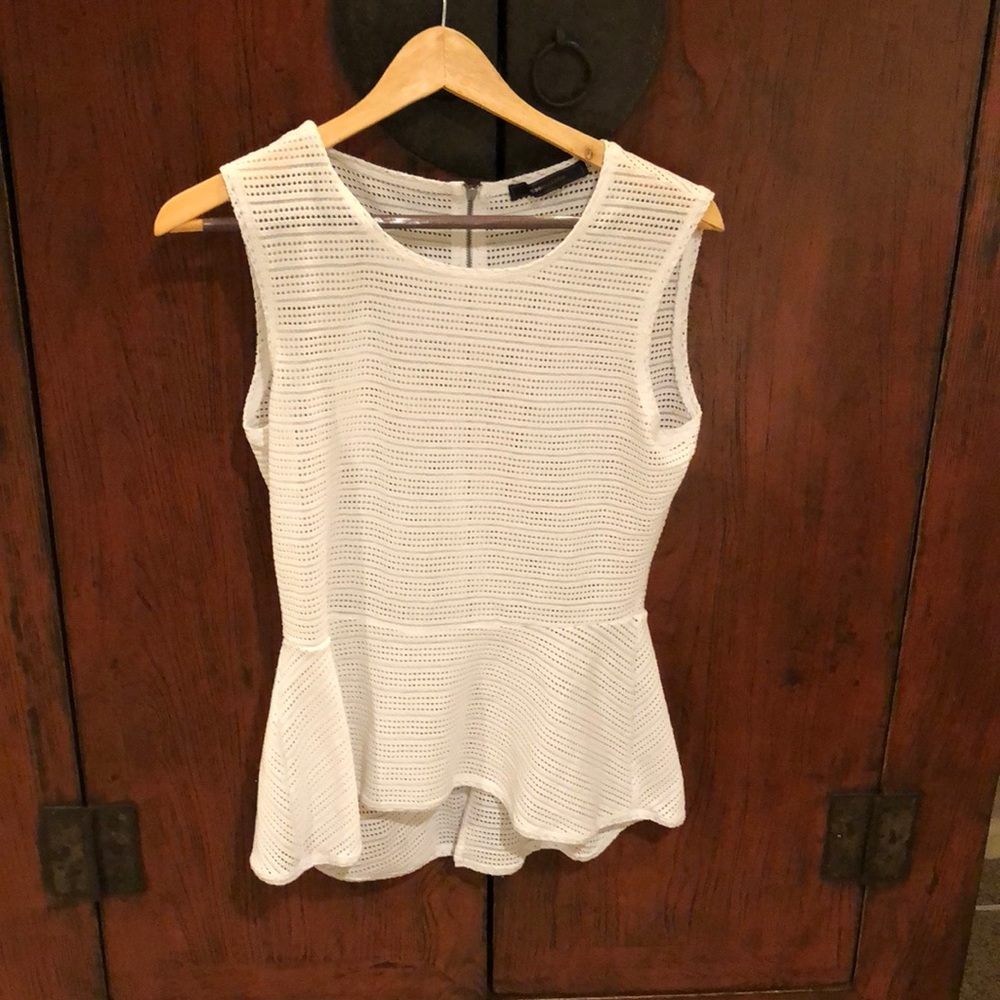 Bcbg peplum top